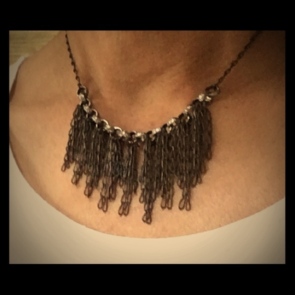 NWT brass antique 14” chain necklace